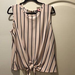 Adrianna Papell blush pink summer top